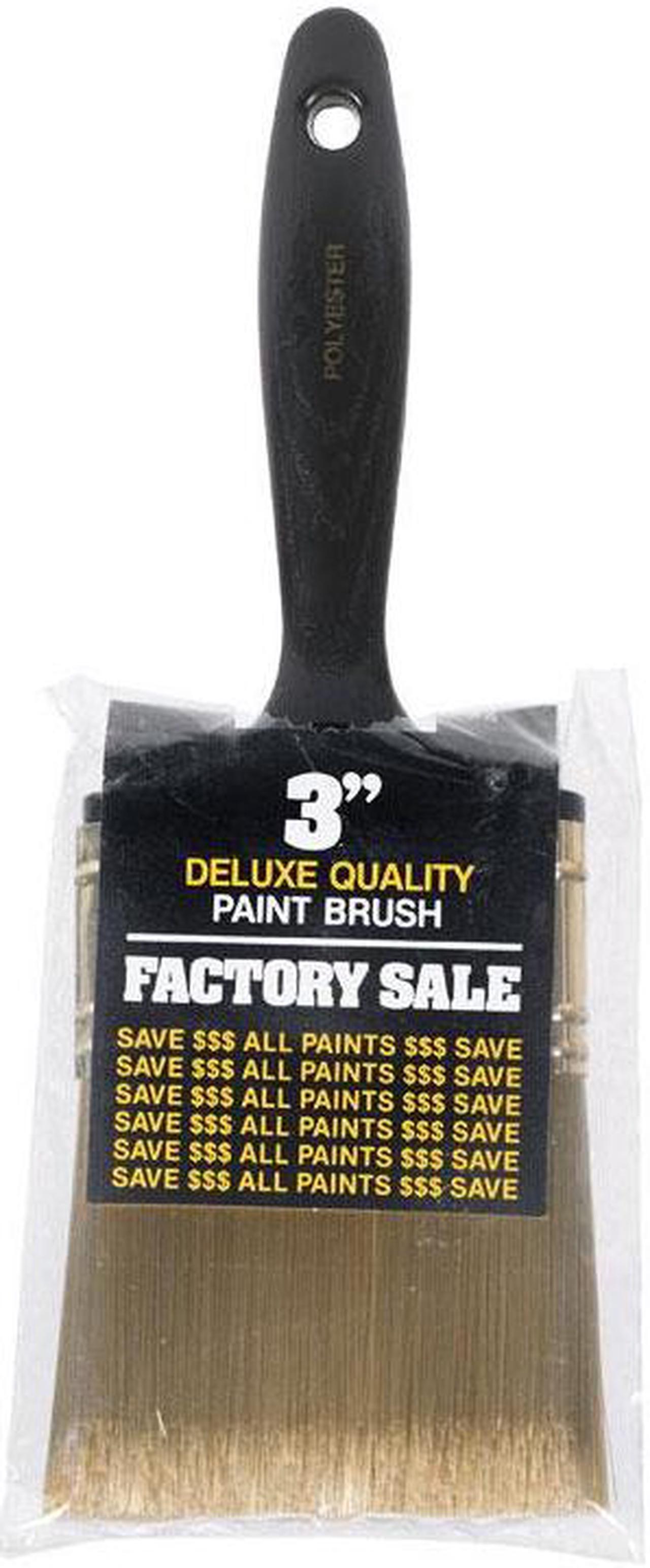 Alt view image 2 of 8 - WOOSTER W3973-3 3" Flat Sash Firm, Polyester Bristle, Paint Brush, Plastic