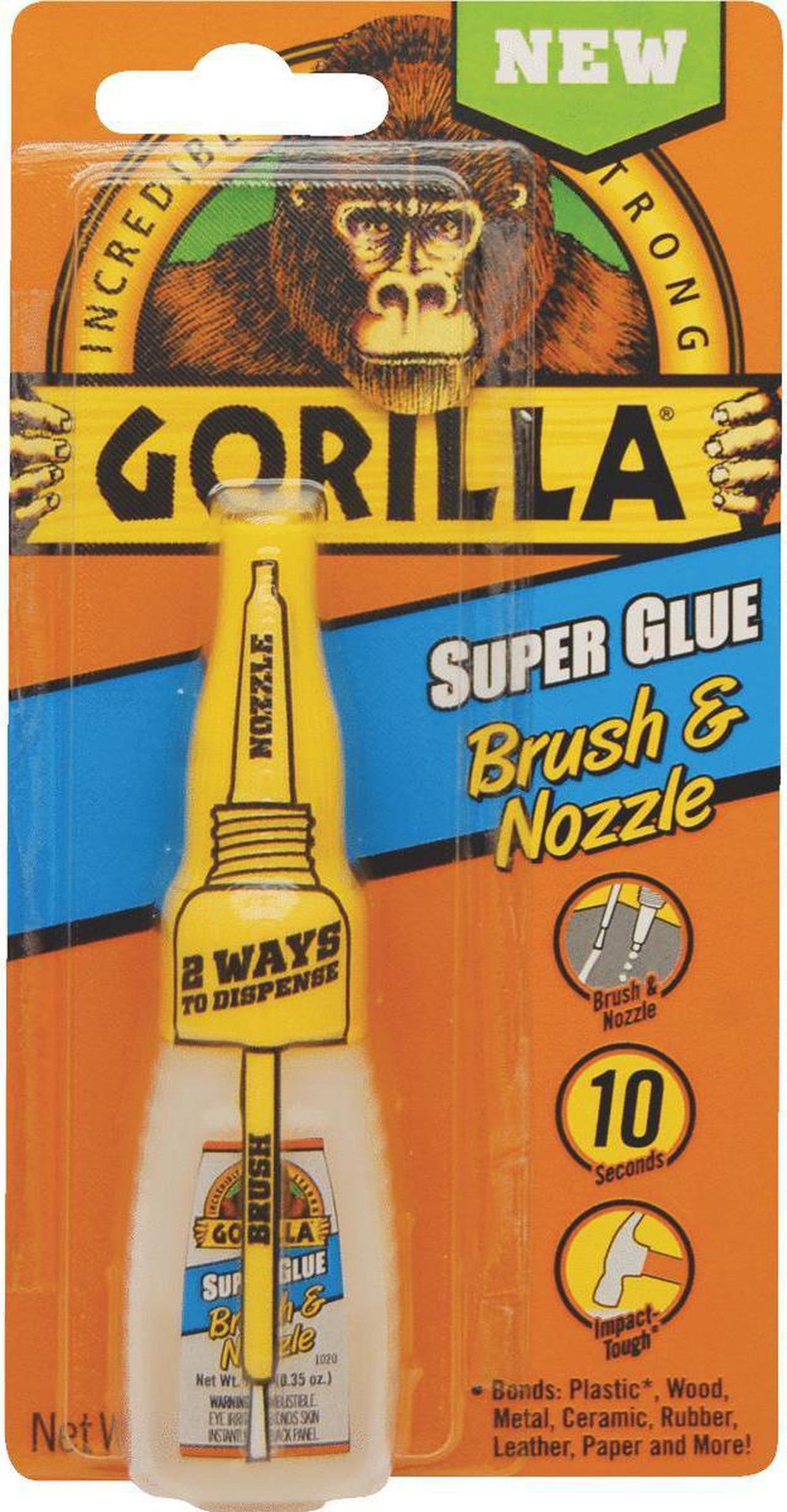 Alt view image 3 of 20 - GORILLA GLUE 7500101 Construction Adhesive, Super Glue Brush & Nozzle Series,