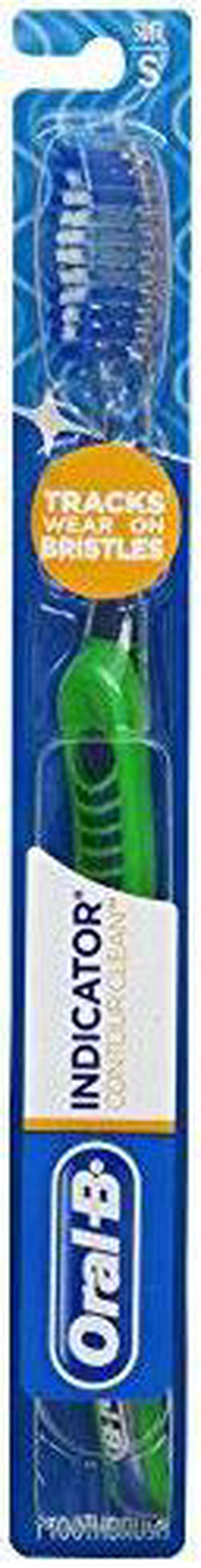 Alt view image 2 of 14 - Oral B Indicator Contour Clean Soft Toothbrush Blue 80200