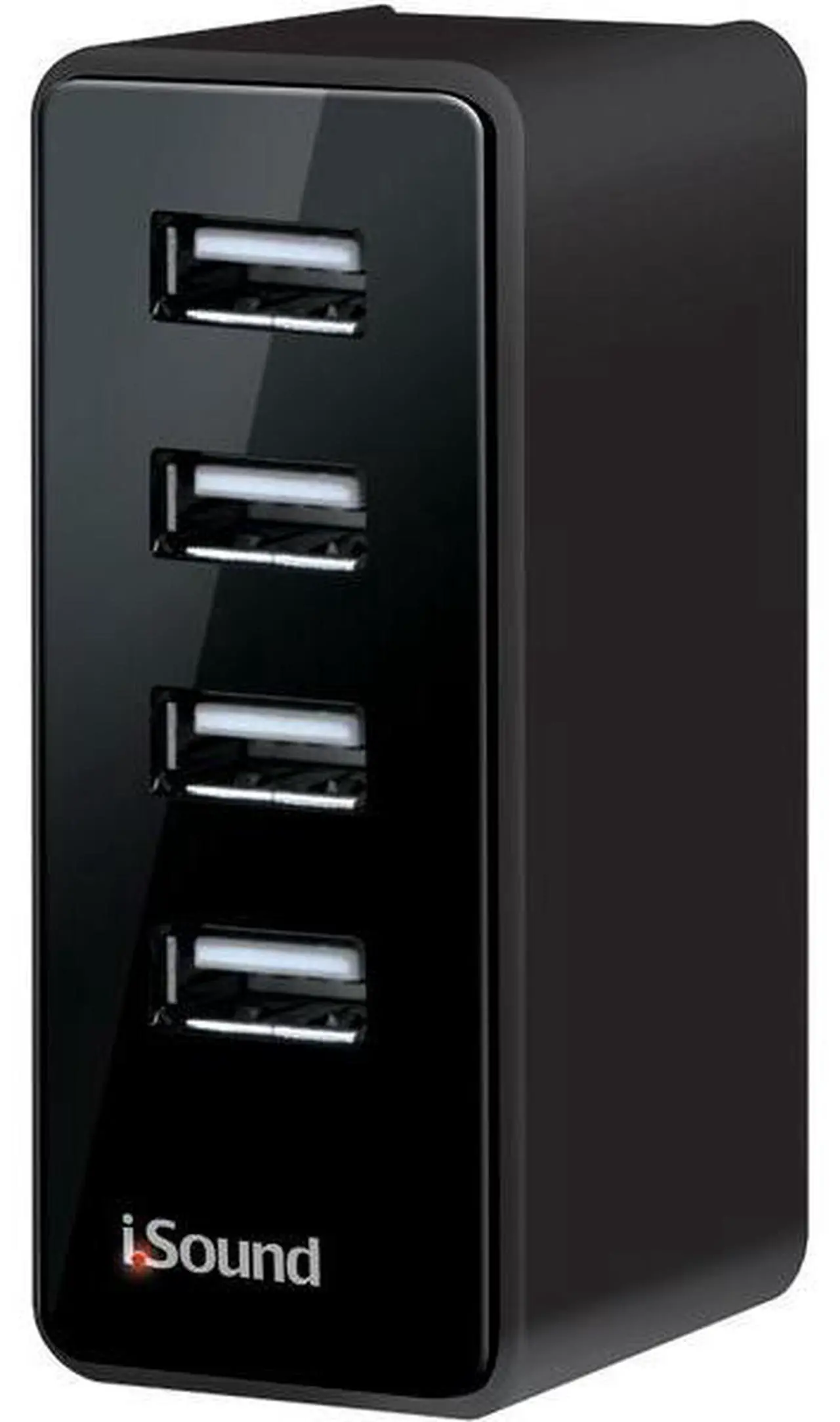 Main image of ISOUND ISOUND-2152 4 Rubberized USB Wall Charger Pro (Black)