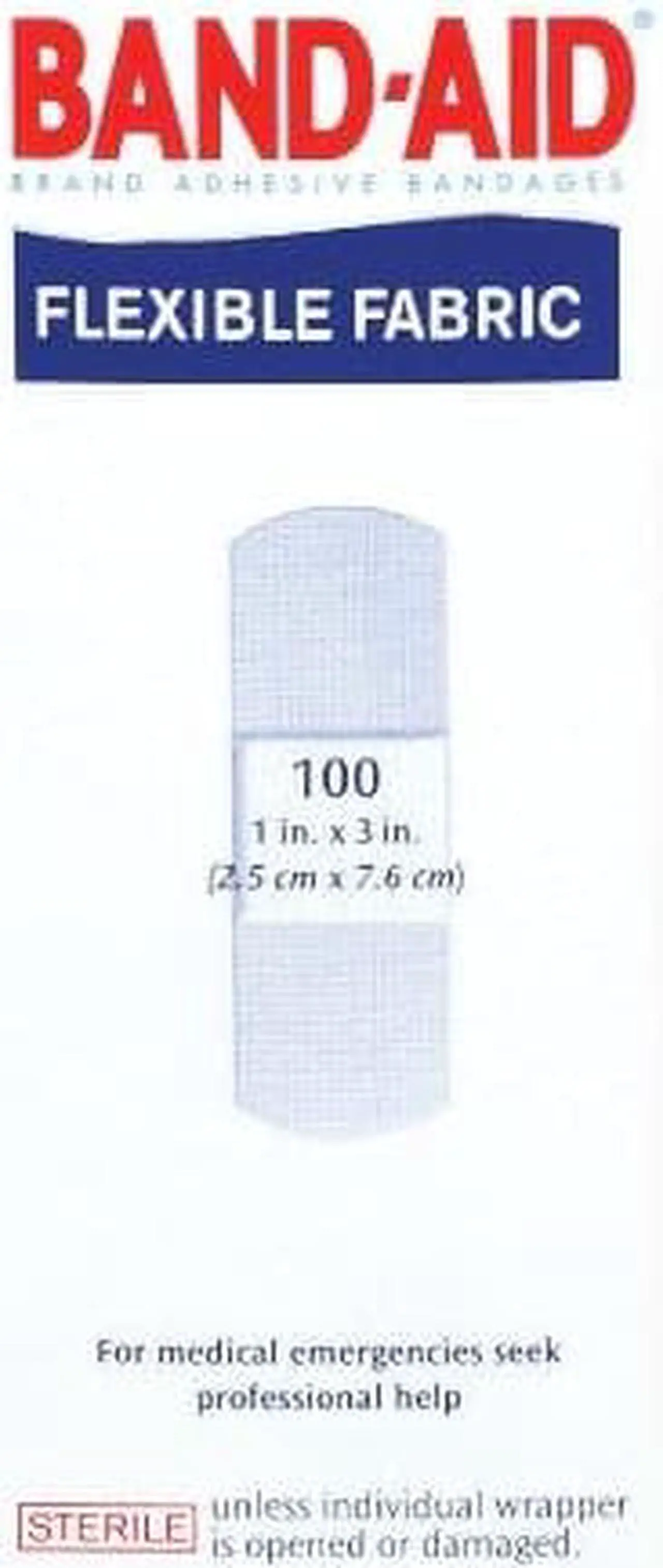 Alt view image 10 of 20 - BAND-AID Flexible Fabric Adhesive Bandages 1" x 3" 100/Box 4444
