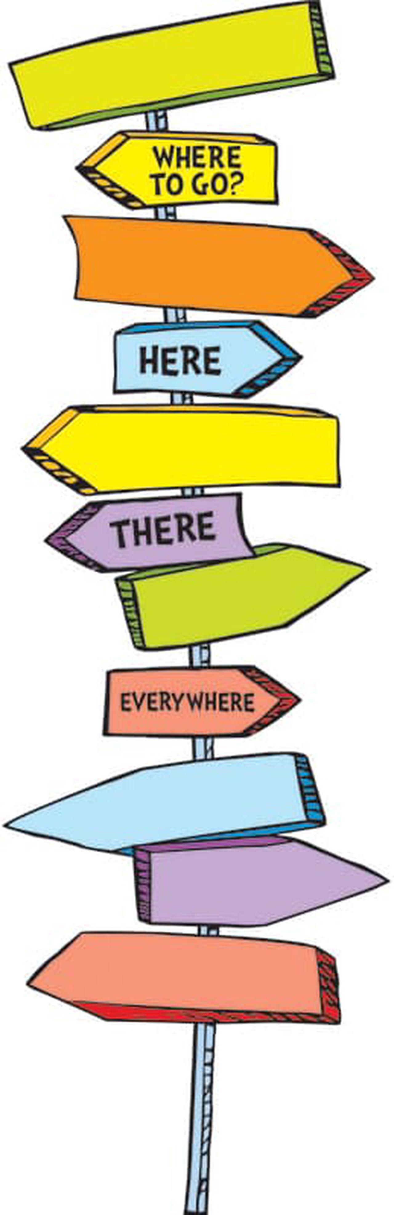 EUREKA EU-847003 DR SEUSS BLANK DIRECTIONAL SIGNS