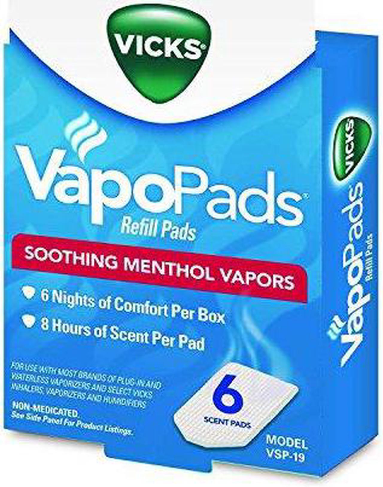 Alt view image 3 of 8 - Kaz Incorporated VSP19 6 Count Soothing Menthol Scent Pads