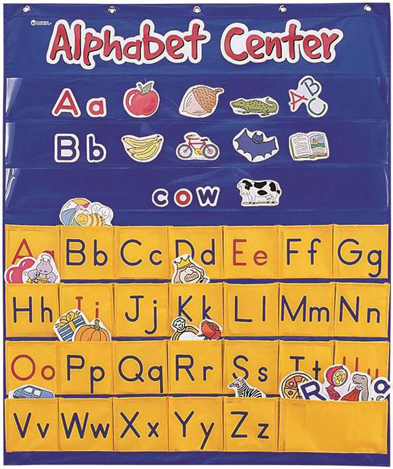 Alt view image 4 of 17 - LEARNING RESOURCES LER2246 ALPHABET INTERACTIVE POCKET CHART
