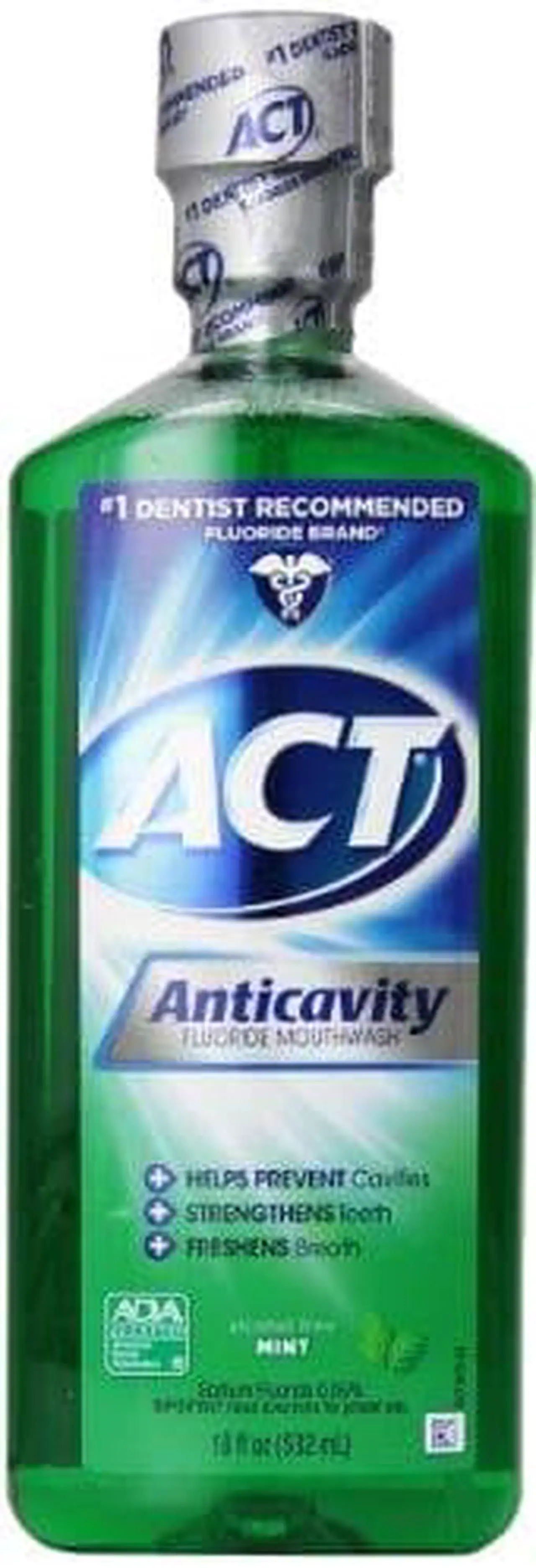 Alt view image 6 of 12 - Act Alcohol Free Anticavity Fluoride Rinse 18 fl oz (532 ml)