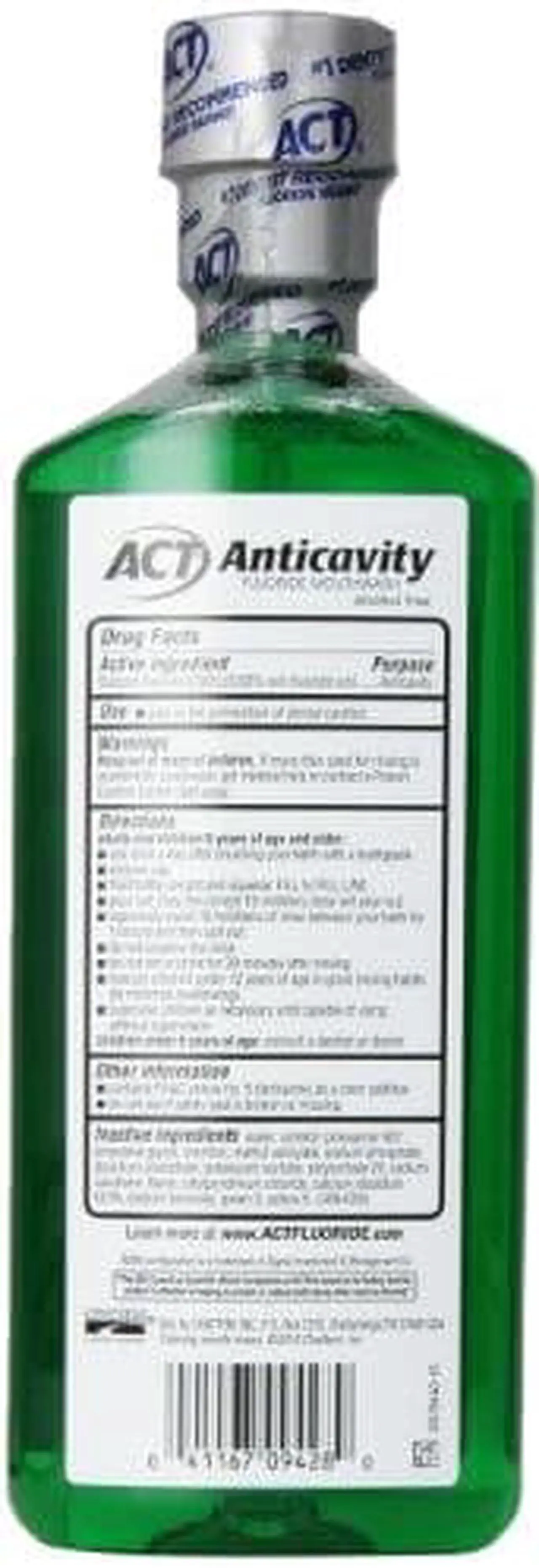Alt view image 5 of 12 - Act Alcohol Free Anticavity Fluoride Rinse 18 fl oz (532 ml)