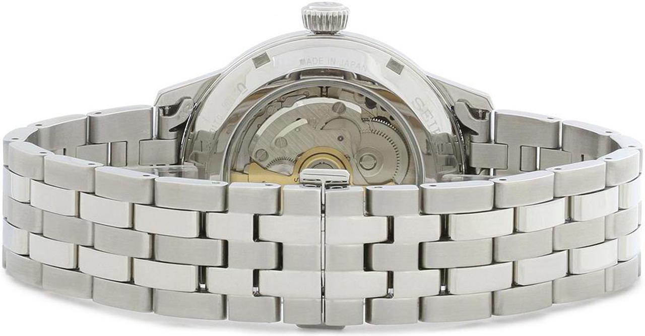 Alt view image 2 of 8 - Seiko Presage Mens Stainless Steel Blue Dial Automatic Watch SRPB41