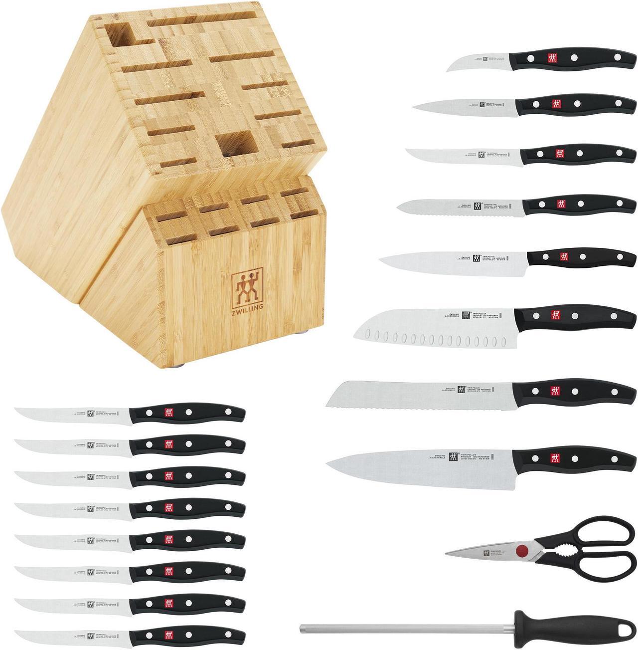 Alt view image 10 of 11 - Henckels Twin Signature - 19 PC Knife Block Set