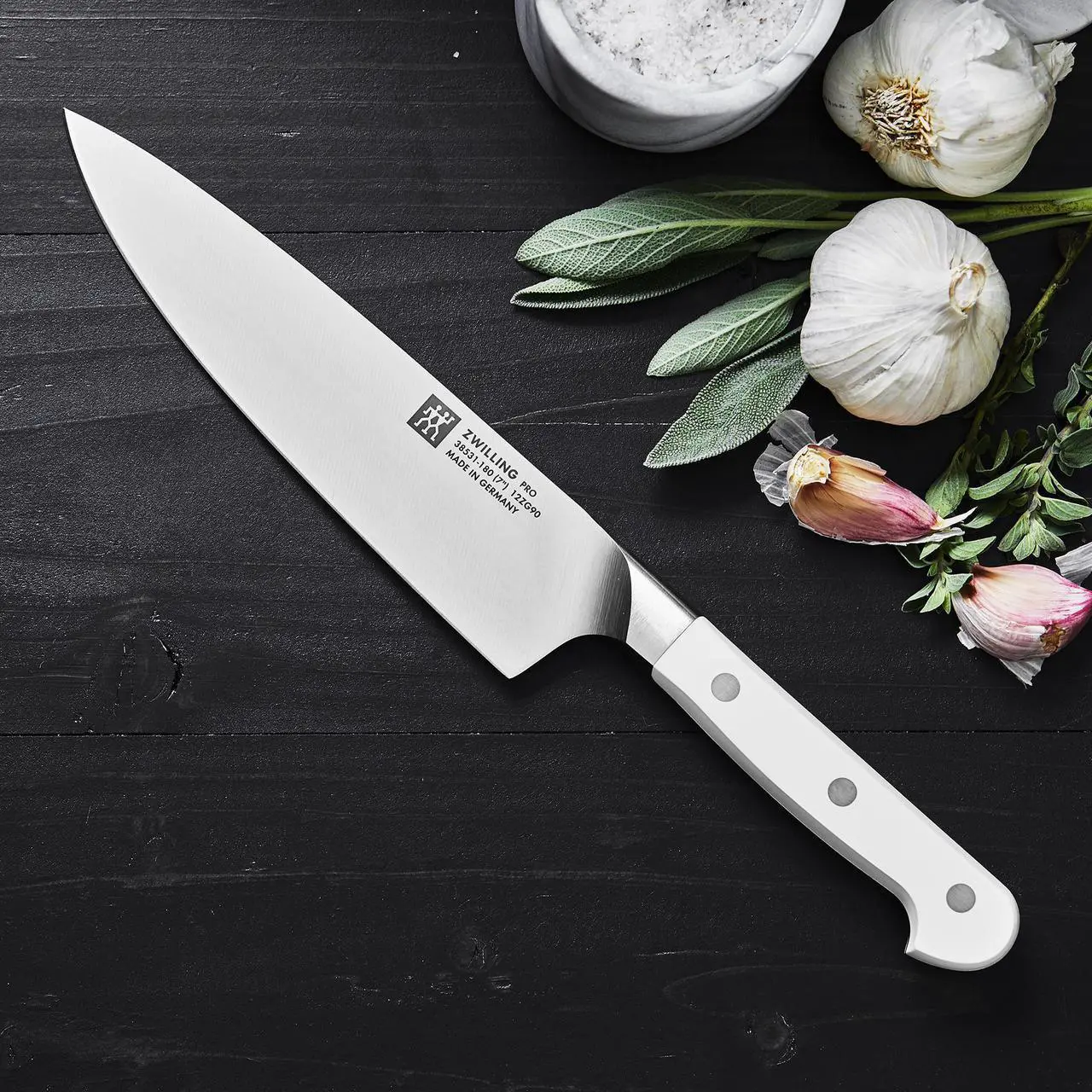 Alt view image 2 of 5 - ZWILLING Pro Le Blanc 7-inch Chef's Knife