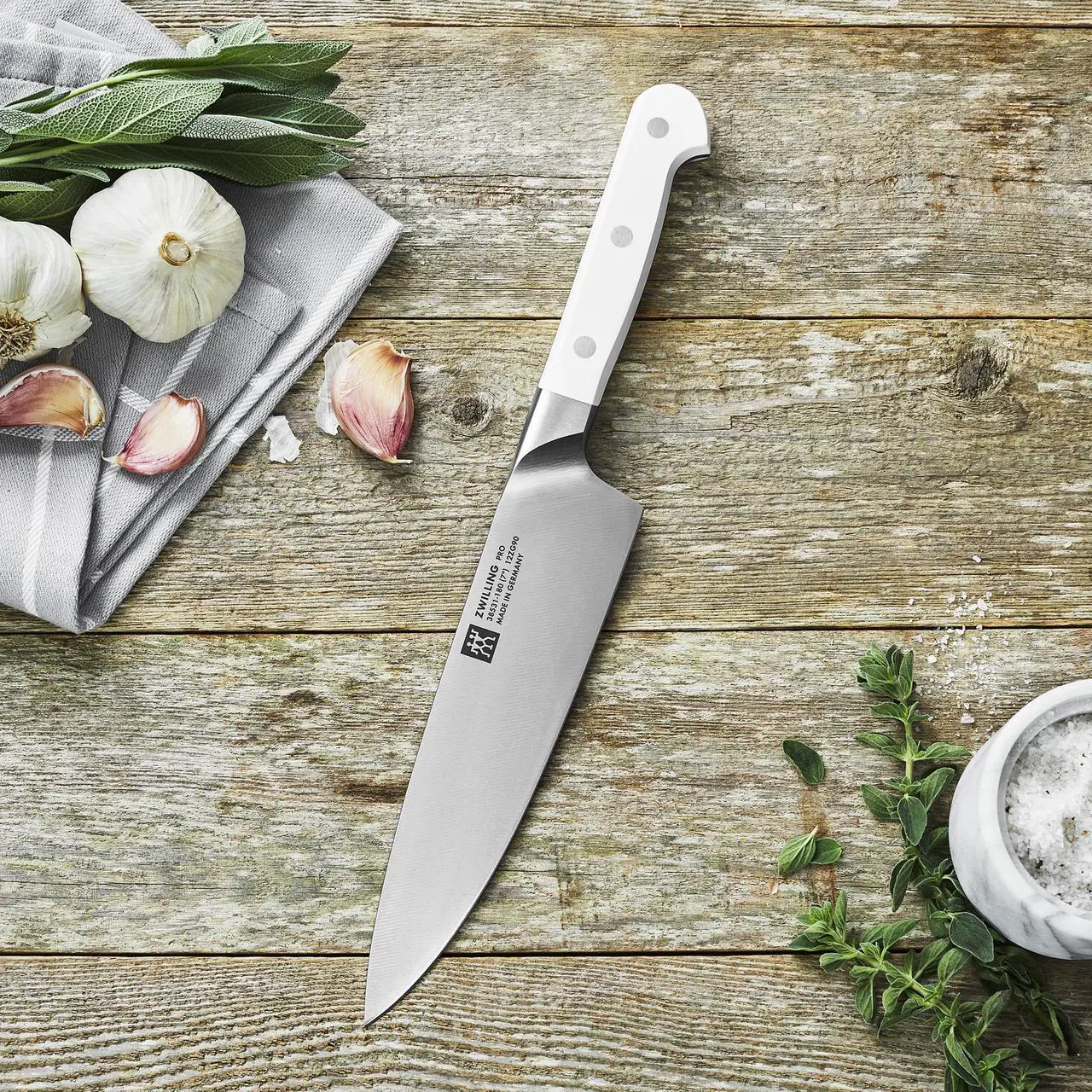 Alt view image 3 of 5 - ZWILLING Pro Le Blanc 7-inch Chef's Knife