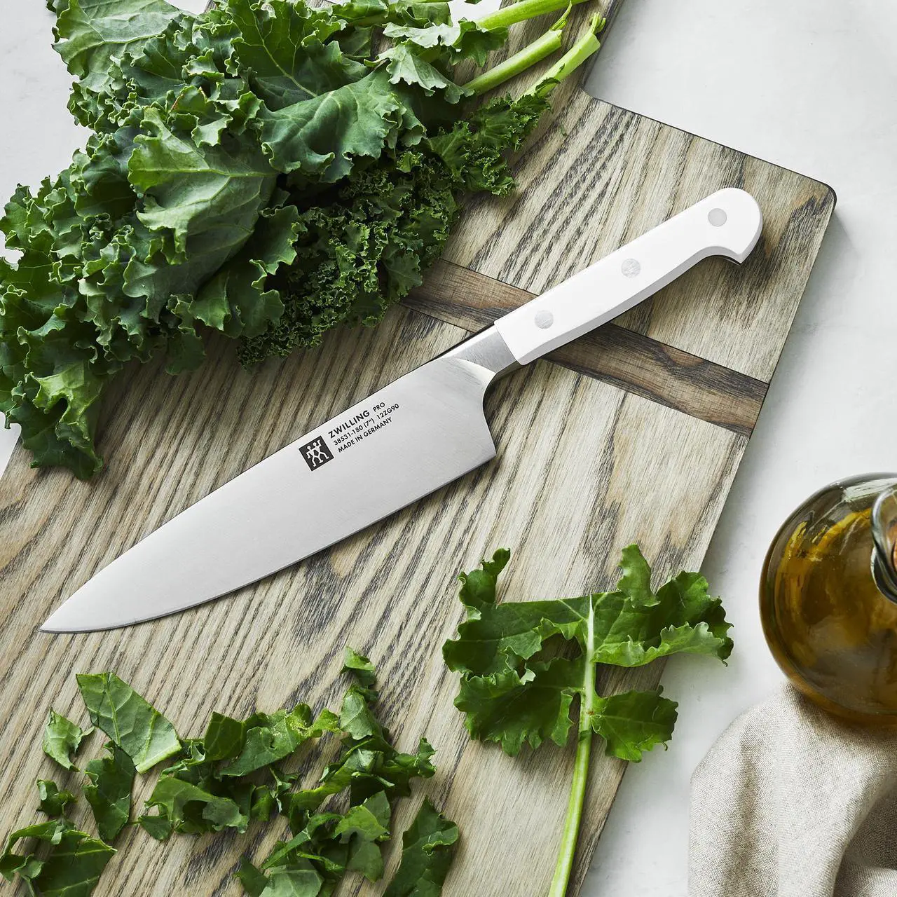 Alt view image 4 of 5 - ZWILLING Pro Le Blanc 7-inch Chef's Knife