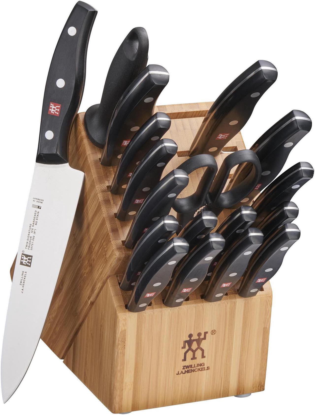 Alt view image 4 of 11 - Henckels Twin Signature - 19 PC Knife Block Set