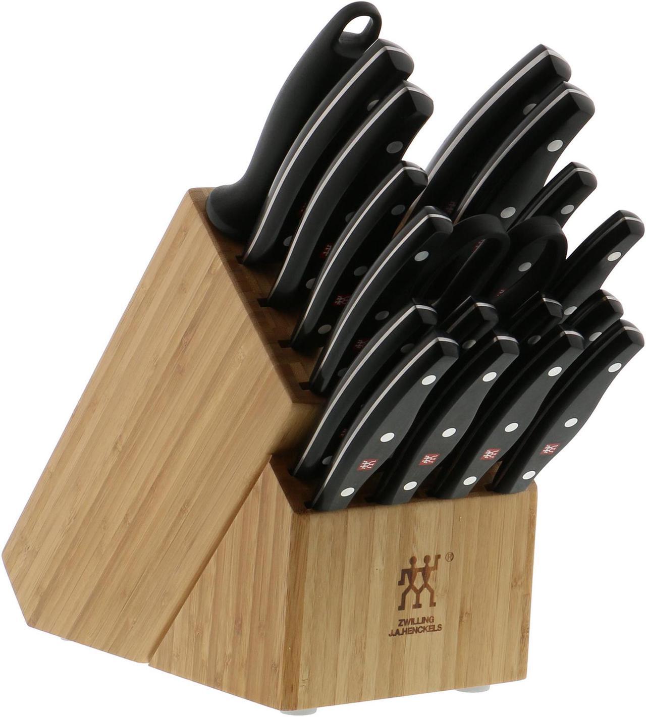 Alt view image 3 of 11 - Henckels Twin Signature - 19 PC Knife Block Set