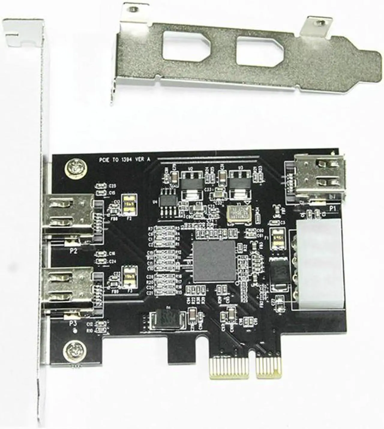 Alt view image 3 of 4 - PCIe 1394A Firewire Expansion Card With 1 Internal And 2 External Ports