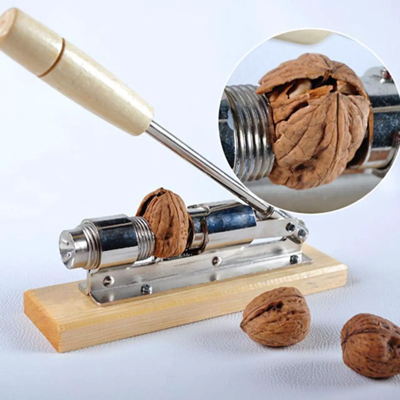 Alt view image 5 of 7 - New Manual Heavy Duty Nut Cracker Pecan Cracker Fast Opener Nutcracker Nut Sheller For Home Kitchen Nut Cracker Opener Tools