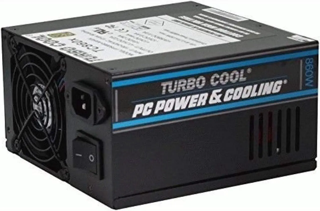 Alt view image 8 of 8 - PC Power & Cooling Turbo-Cool Series 860 Watt (860W) 80+ Gold Non Modular Active PFC Industrial Grade ATX PC Power Supply 7 Year Warranty FPS0860-A4H0X