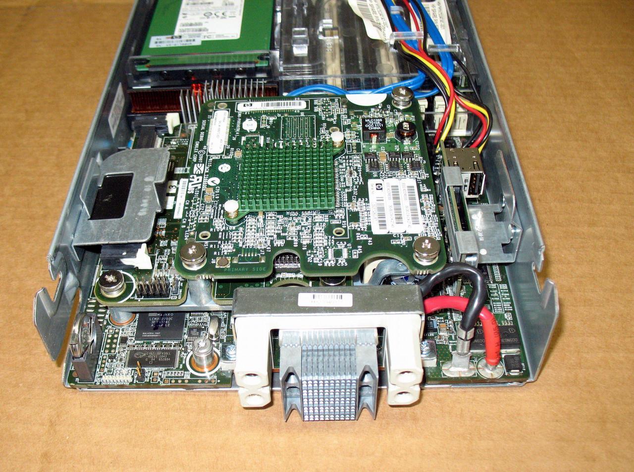 Alt view image 4 of 4 - HP ProLiant BL490c G7 64-bit Blade Server with 2xSix-Core X5675 Xeon 3.06GHz CPUs + 96GB PC3-10600R RAM + 2x32GB SSD SATA HDD, P712m RAID, NO OS