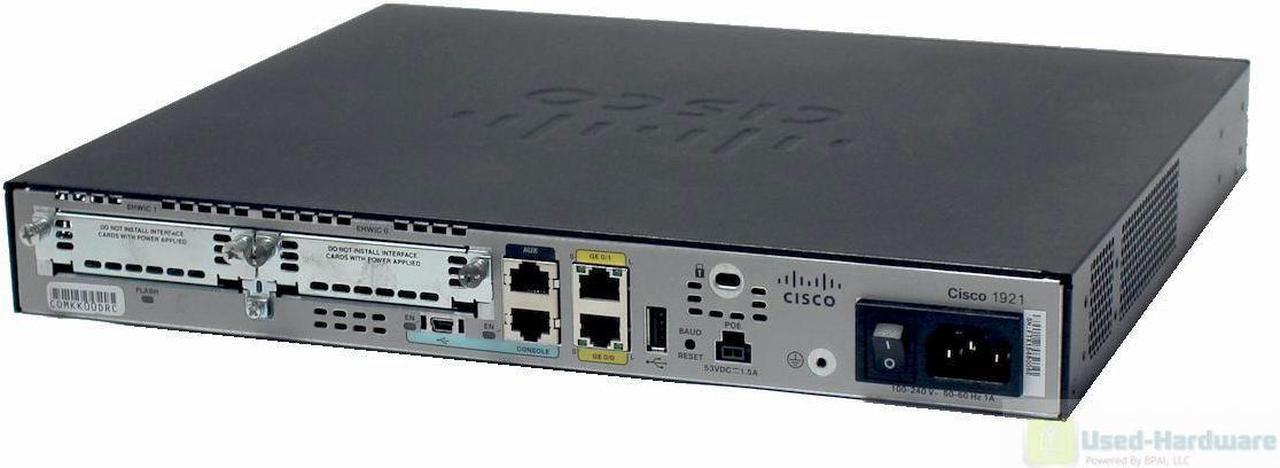 Main image of Cisco 1921 Series Integrated Services Router, CISCO1921-SEC/K9, Lifetime Wty