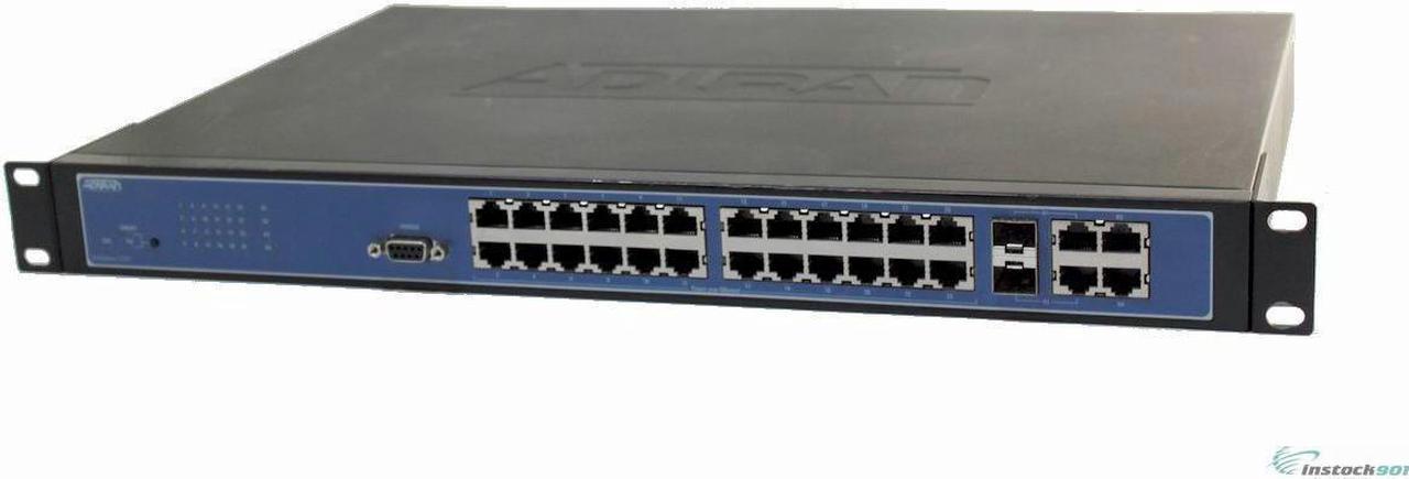 Adtran Netvanta 1234 1700595G1 24-Port 10/100Base-T & 4 SFP Poe Ethernet Switch