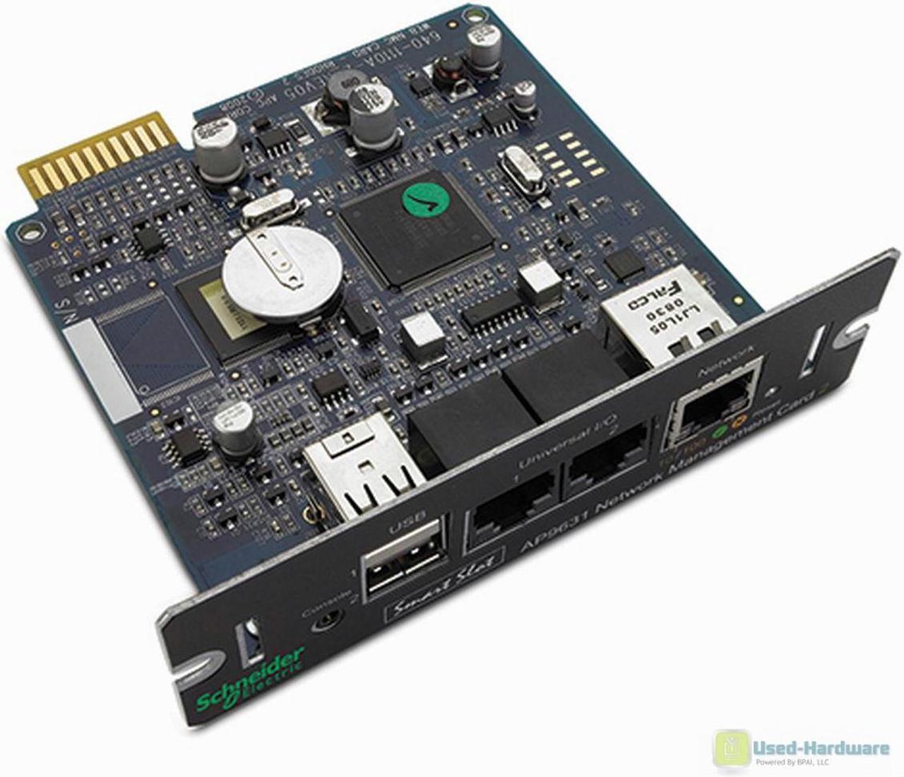 Alt view image 2 of 3 - APC AP9631 UPS Network Management Card 2 with Environmental Monitoring
