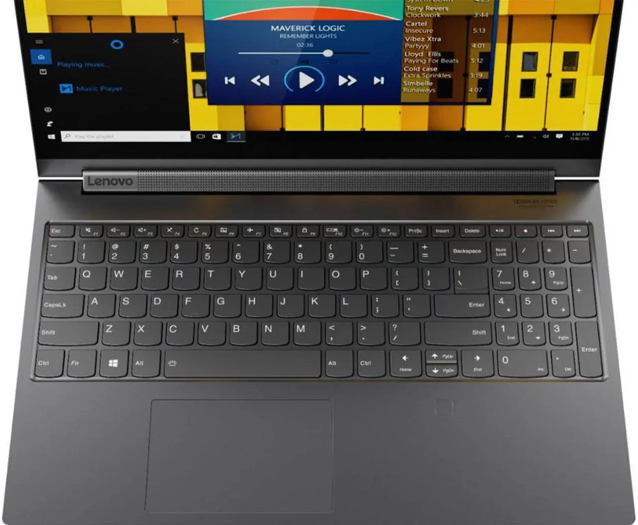 Alt view image 4 of 6 - Lenovo 81TE0000US Yoga C940-15.6" FHD Touch - i7-9750H - NVIDIA GTX 1650-16GB - 512GB SSD - Gray Touchscreen Tablet Laptop Notebook