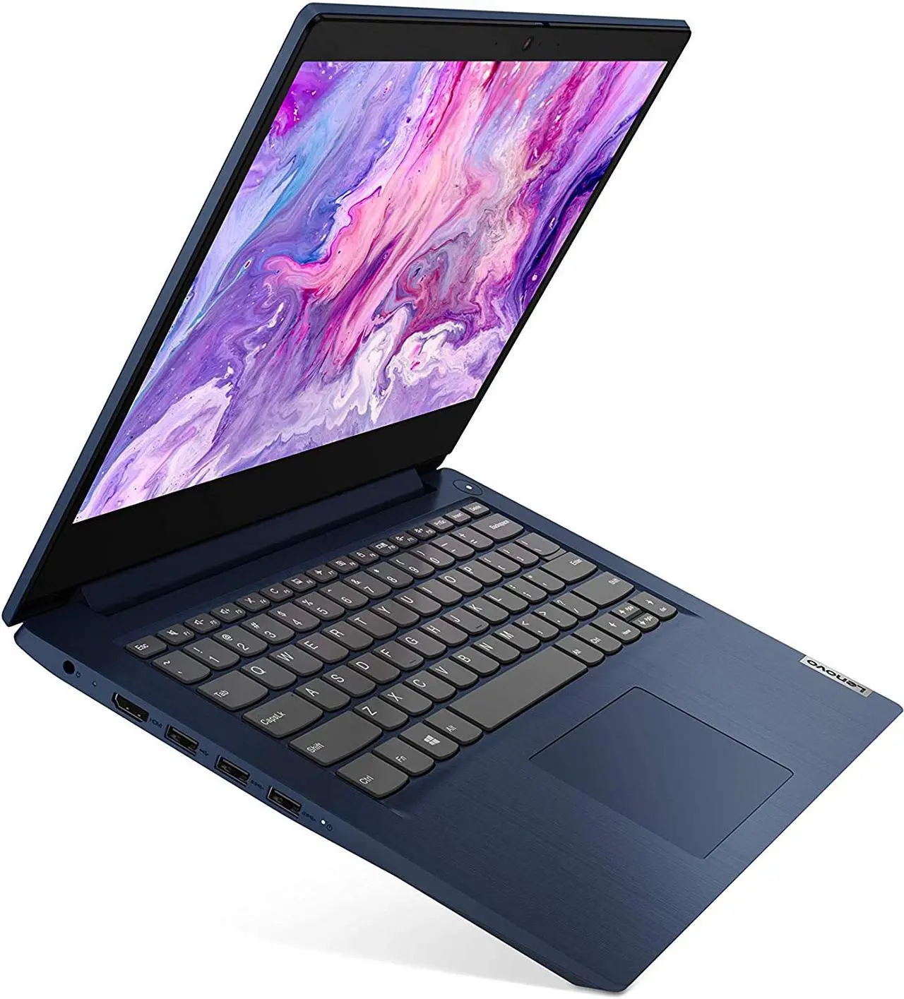 Main image of Lenovo IdeaPad 3 14" Laptop, 14.0" FHD (1920 x 1080) Display, AMD Ryzen 5 3500U Processor, 8GB DDR4 RAM, 256GB SSD, AMD Radeon Vega 8 Graphics, Narrow Bezel, Windows 10, 81W0003QUS, Notebook PC Blue