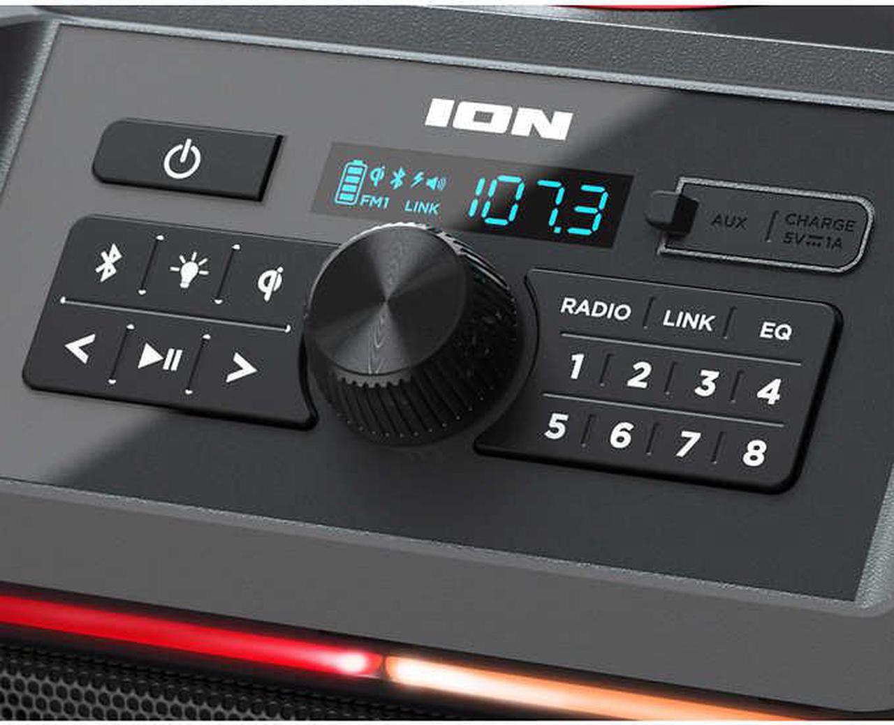 Alt view image 4 of 10 - ION Pathfinder 4 Bluetooth Portable Speaker with Wireless Qi Charging
IPA125