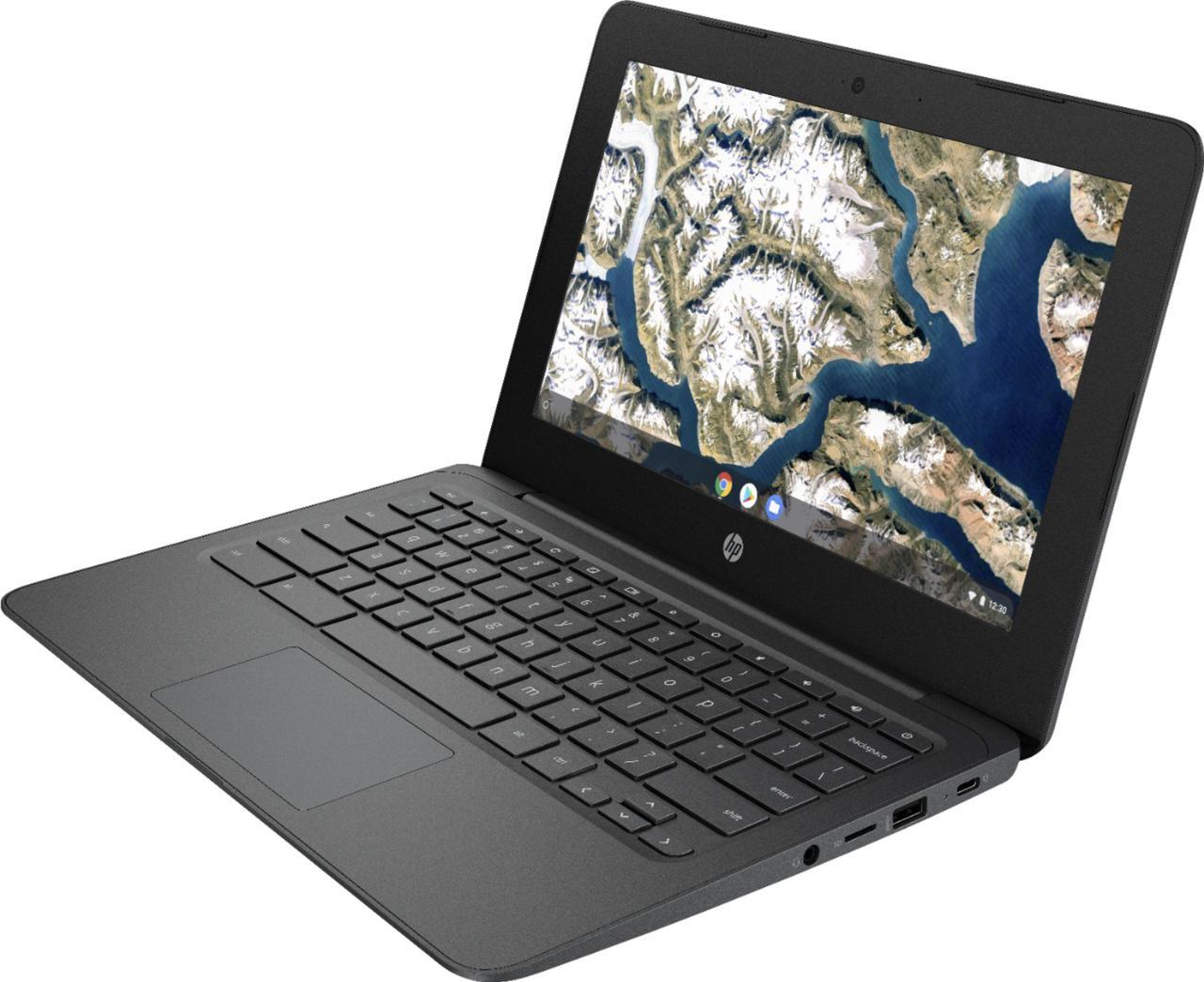 Alt view image 5 of 20 - HP 11a-nb0013dx Chromebook Intel Celeron N3350 (1.1 GHz) 4 GB Memory 32 GB eMMC 11.6" 1366 x 768 Chrome OS