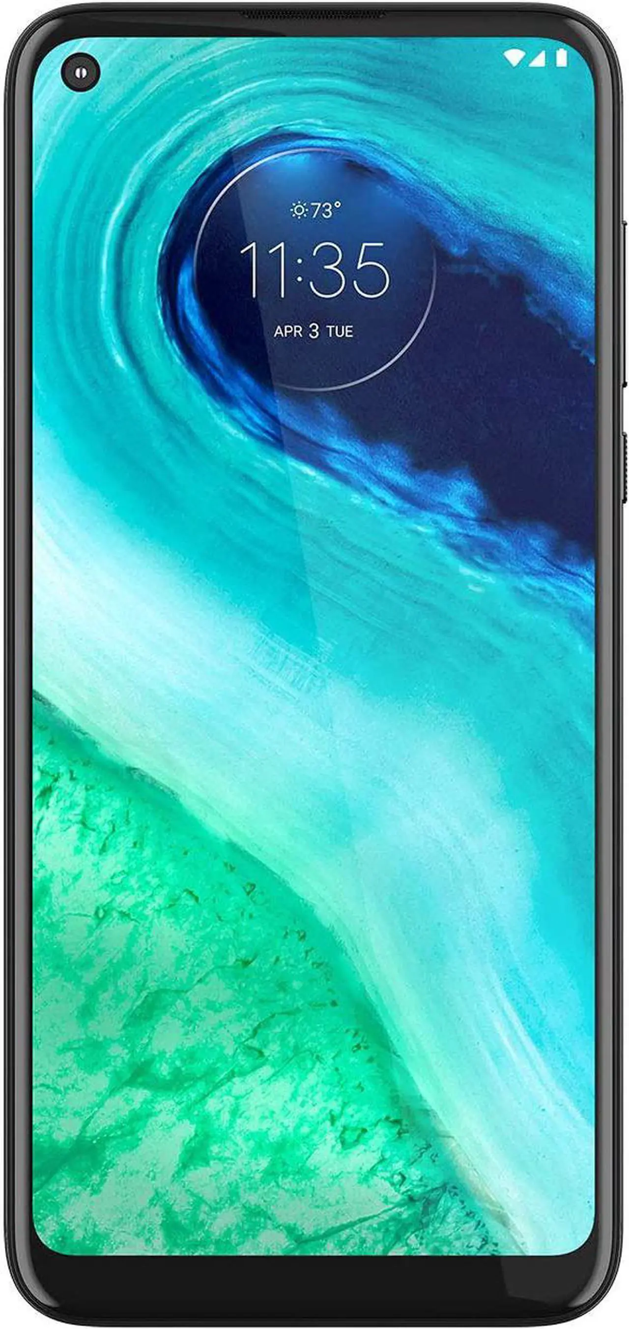 Moto G Fast | Unlocked | Made for US by Motorola | 3/32GB | 16MP Camera | 2020 | White Cell Smart Phone Smartphone XT2045-3