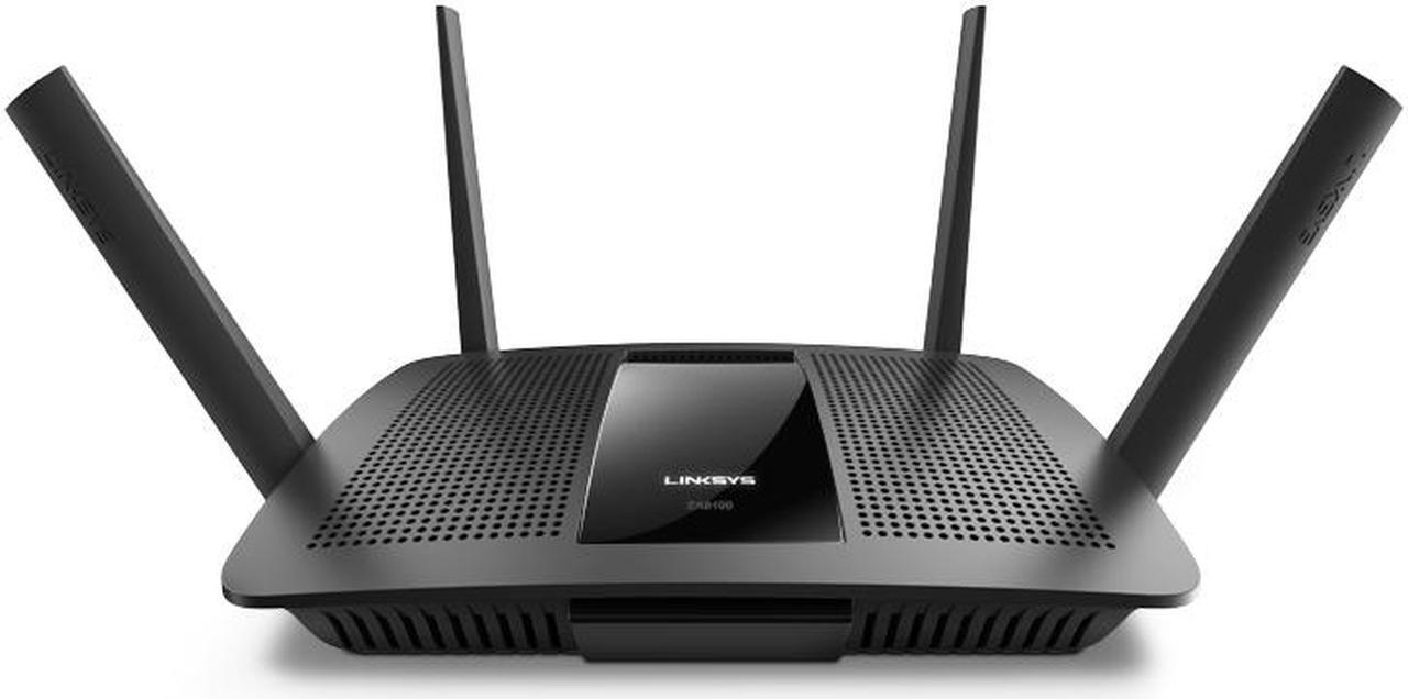 Alt view image 3 of 8 - Linksys AC2600 4x4 MU-MIMO Dual-Band Gigabit Router with USB 3.0 and eSATA (EA8100)