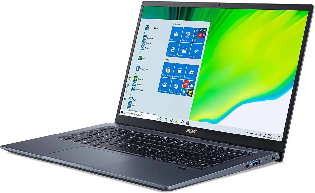 Alt view image 5 of 11 - Acer Swift 3X Thin & Light Laptop, 14" Full HD, 11th Gen Intel Core i7-1165G7, Intel Iris Xe Max, 16GB LPDDR4X, 1TB NVMe SSD, Intel Wi-Fi 6, Fingerprint Reader, Back-lit Keyboard, SF314-510G-767Y