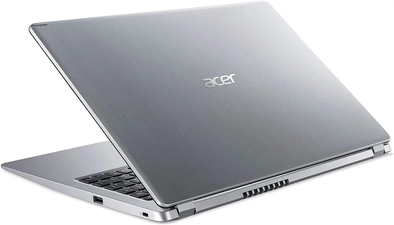 Alt view image 5 of 6 - Acer Aspire 5 Slim Laptop, 15.6" Full HD IPS Display, AMD Ryzen 5 3500U, Vega 8 Graphics, 8GB DDR4, 256GB SSD, Backlit Keyboard, Windows 10 Home, A515-43-R5RE, Silver
Notebook