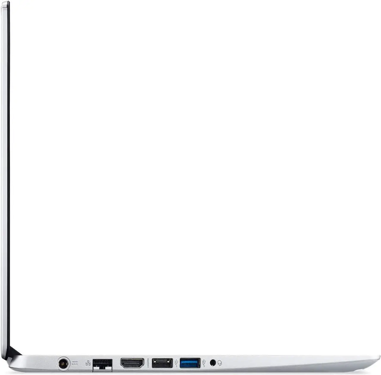 Alt view image 2 of 6 - Acer Aspire 5 Slim Laptop, 15.6" Full HD IPS Display, AMD Ryzen 5 3500U, Vega 8 Graphics, 8GB DDR4, 256GB SSD, Backlit Keyboard, Windows 10 Home, A515-43-R5RE, Silver
Notebook