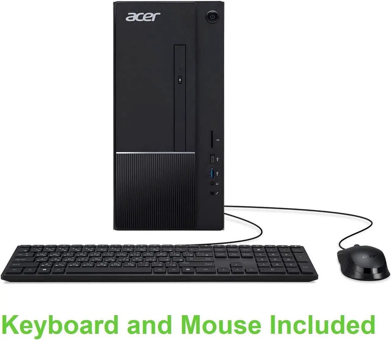 Main image of Acer Aspire TC - Intel Core i5-9400 - 8 GB DDR4 - 512 GB SSD - Intel UHD Graphics 630 - Windows 10 Home - Desktop PC (TC-866-UR11)
