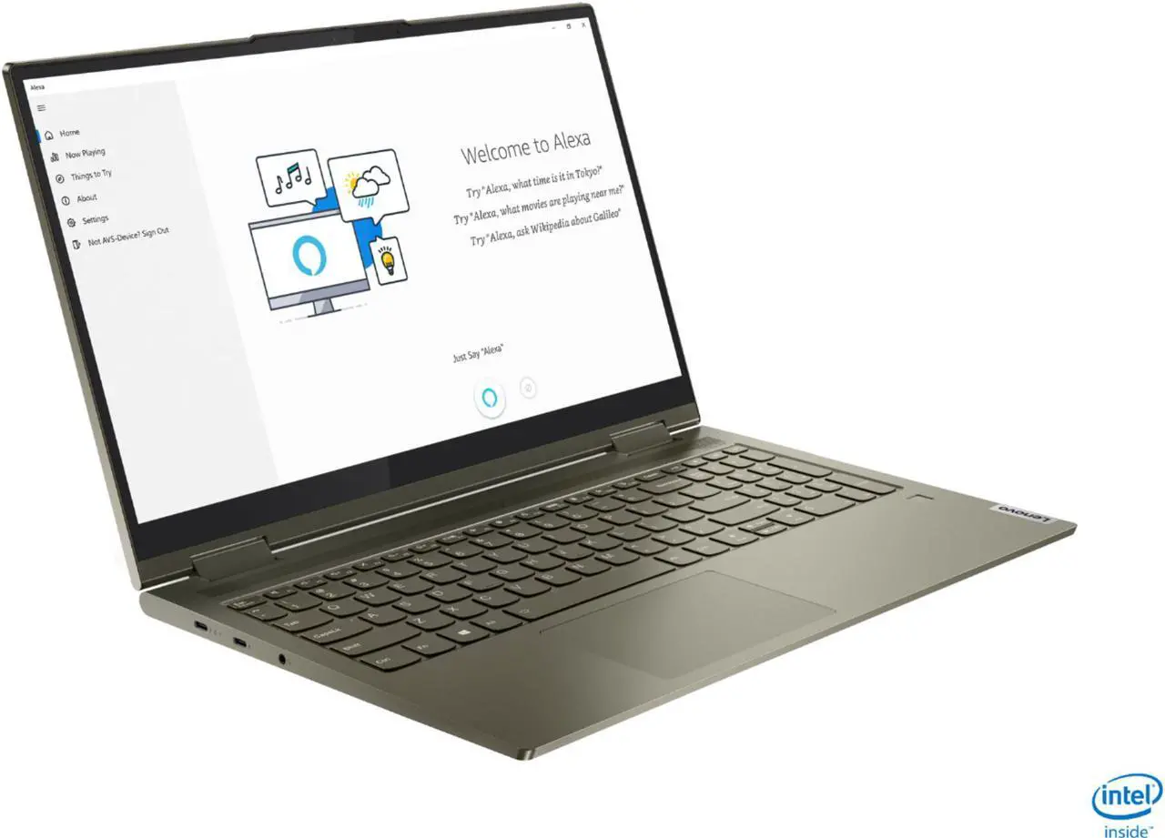 Main image of Lenovo - Yoga 7i 2-in-1 15.6" Touch Screen Laptop - Intel Evo Platform Core i7 - 12GB Memory - 512GB Solid State Drive - Dark Moss Tablet 82BJ0003US