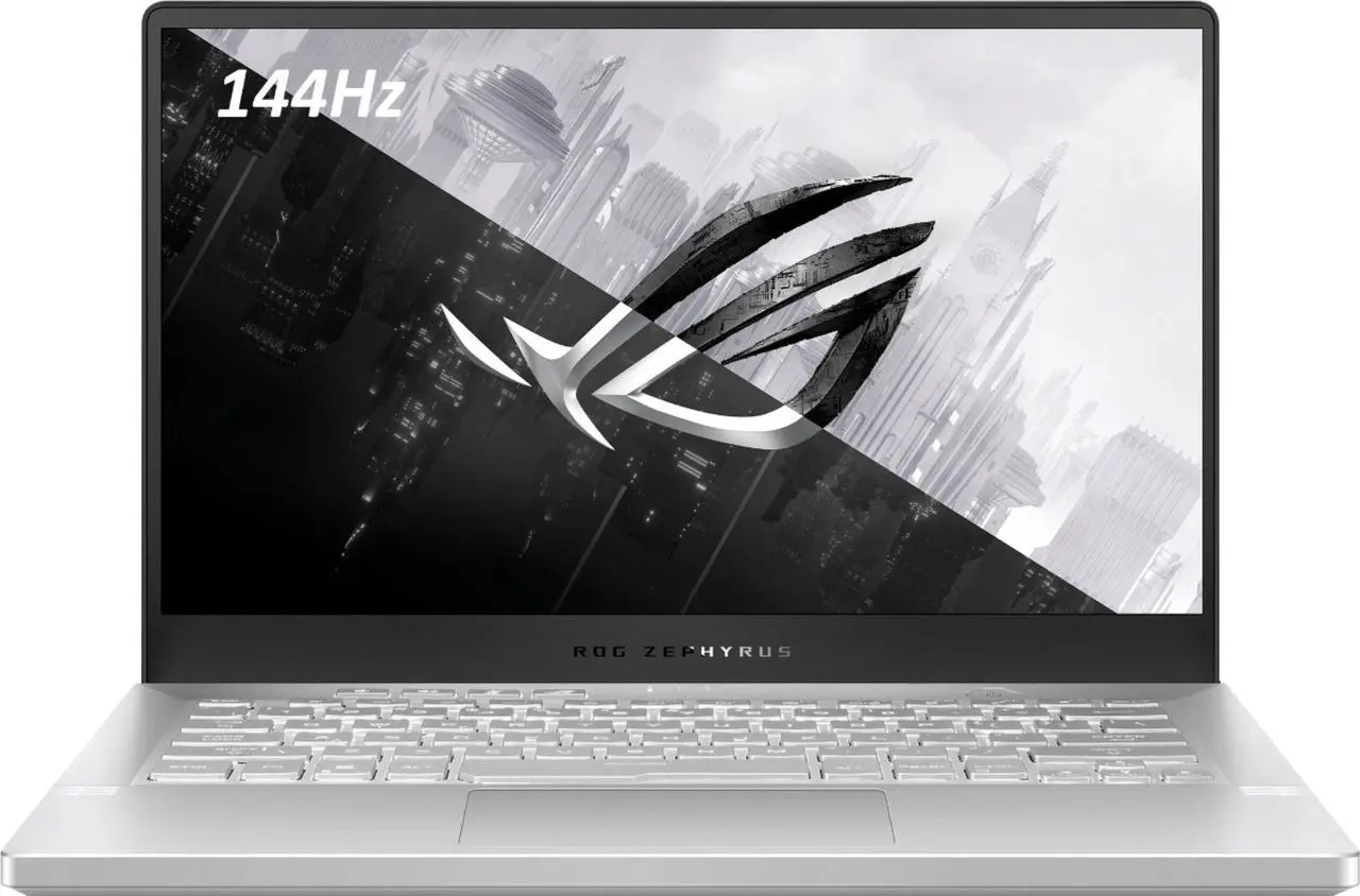 Alt view image 2 of 13 - ASUS - ROG Zephyrus 14" Gaming Laptop - AMD Ryzen 9 - 16GB Memory - NVIDIA GeForce RTX 3060 - 1TB SSD - Moonlight White - Moonlight White Notebook GA401QM-211.ZG14