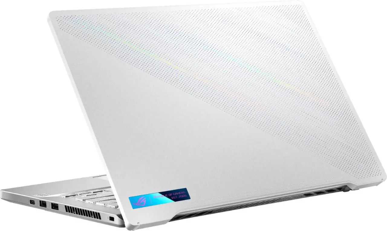 Alt view image 4 of 13 - ASUS - ROG Zephyrus 14" Gaming Laptop - AMD Ryzen 9 - 16GB Memory - NVIDIA GeForce RTX 3060 - 1TB SSD - Moonlight White - Moonlight White Notebook GA401QM-211.ZG14