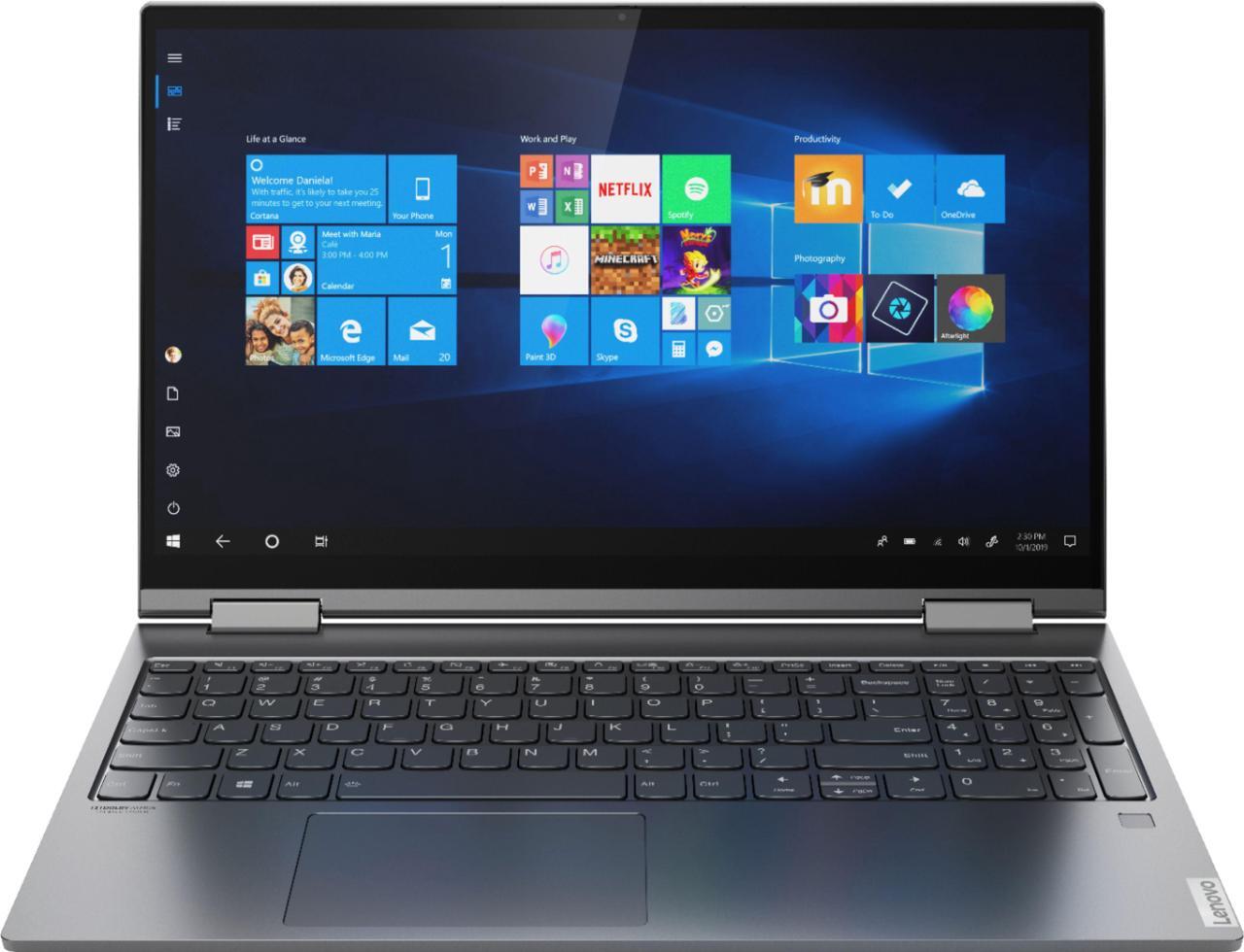 Main image of Lenovo Yoga C740 2-in-1 15.6" Touch Screen Laptop - Intel Core i5 - 8GB Memory - 512GB SSD + 32GB Optane H10 - Iron Grey 81TD0078US Tablet Notebook