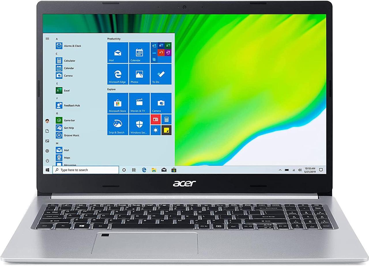 Acer Aspire 5 A515-46-R14K Slim Laptop | 15.6" Full HD IPS | AMD Ryzen 3 3350U Quad-Core Mobile Processor | 4GB DDR4 | 128GB NVMe SSD | WiFi 6 | Backlit KB | Alexa | Windows 10 Home (S Mode)