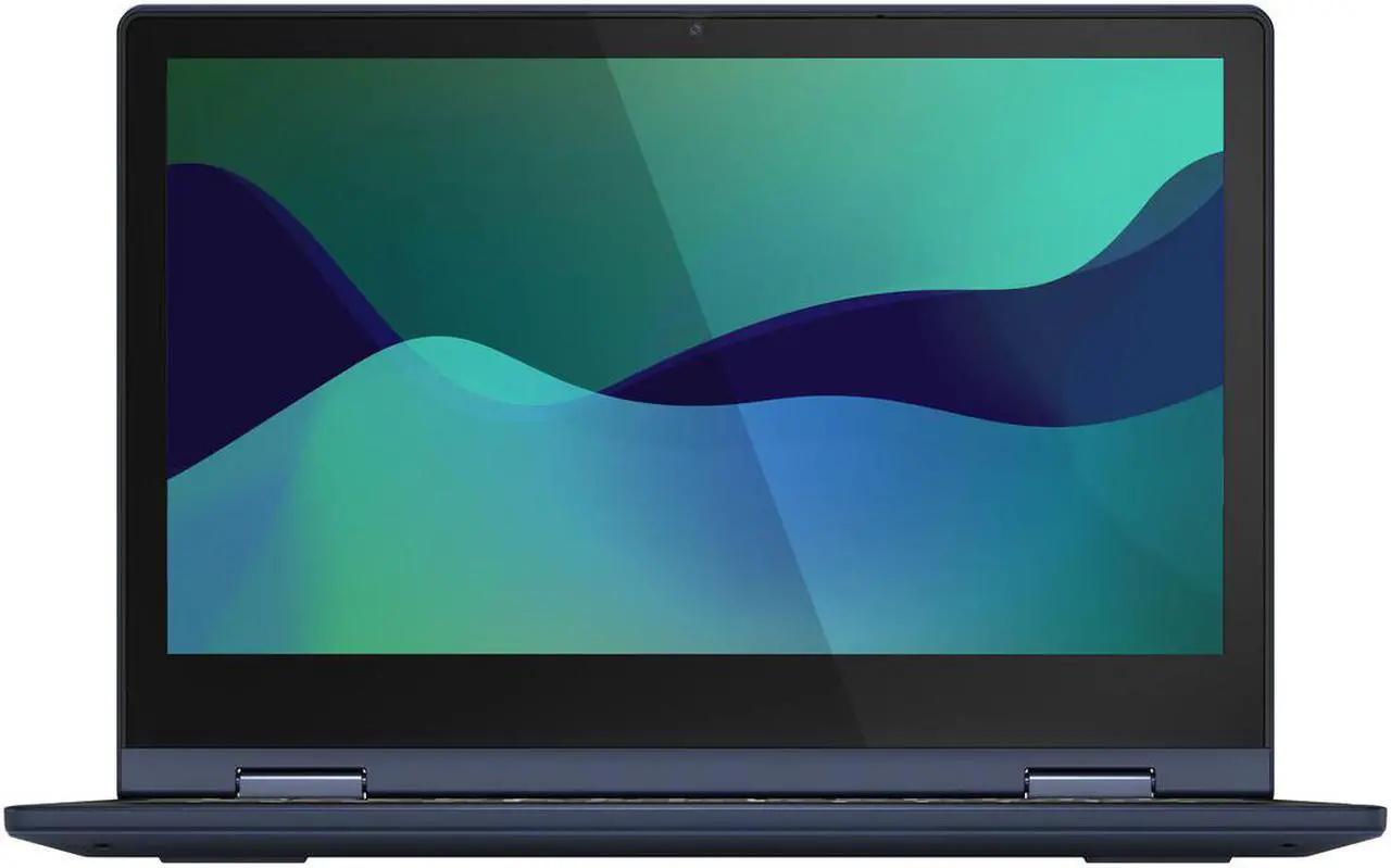 Alt view image 3 of 16 - Lenovo Chromebook Flex 3 11.6" Touchscreen Laptop, Intel Celeron N4020, 4GB RAM, 32GB eMMC HD, Chrome OS, Abyss Blue, 82BB0009US Notebook PC Tablet