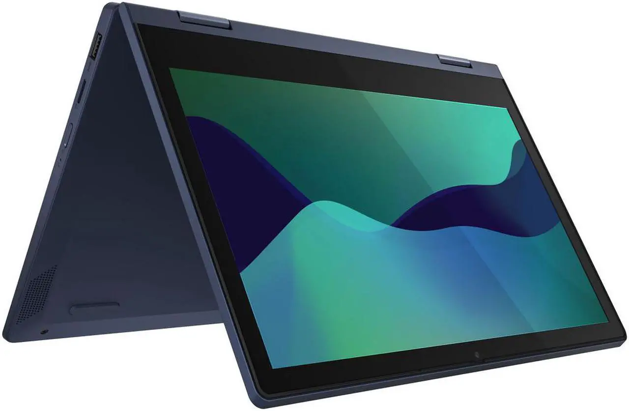 Main image of Lenovo Chromebook Flex 3 11.6" Touchscreen Laptop, Intel Celeron N4020, 4GB RAM, 32GB eMMC HD, Chrome OS, Abyss Blue, 82BB0009US Notebook PC Tablet