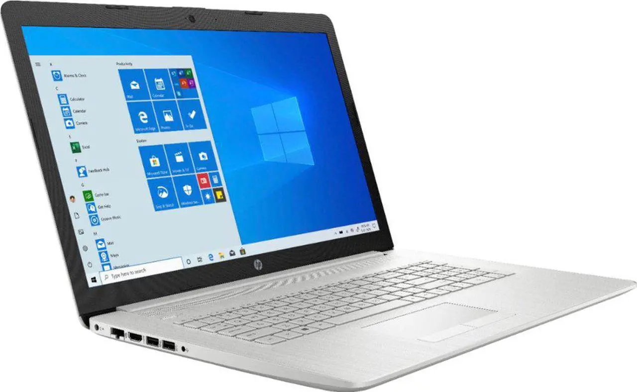 Alt view image 3 of 6 - HP - 17.3" Laptop - Intel Core i5 - 8GB Memory - 256GB SSD - Natural Silver
Notebook PC Computer 17-by4633dx