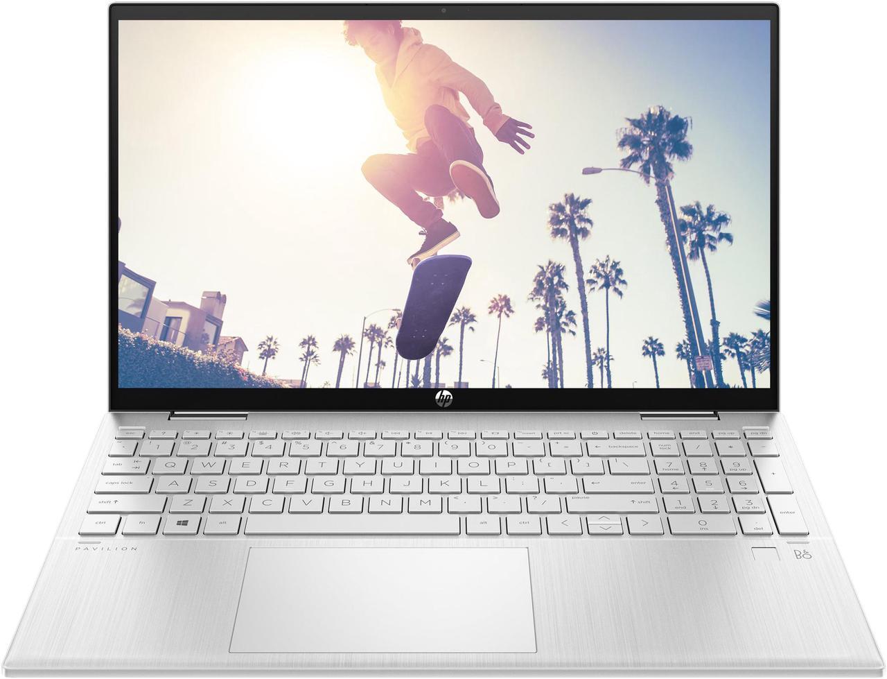 Alt view image 2 of 5 - HP Pavilion x360 15-er0125od Convertible Laptop, 15.6" Touch Screen, Intel® Core™ i5, 8GB Memory, 256GB Solid State Drive, Wi-Fi 6, Windows® 10 Notebook Tablet