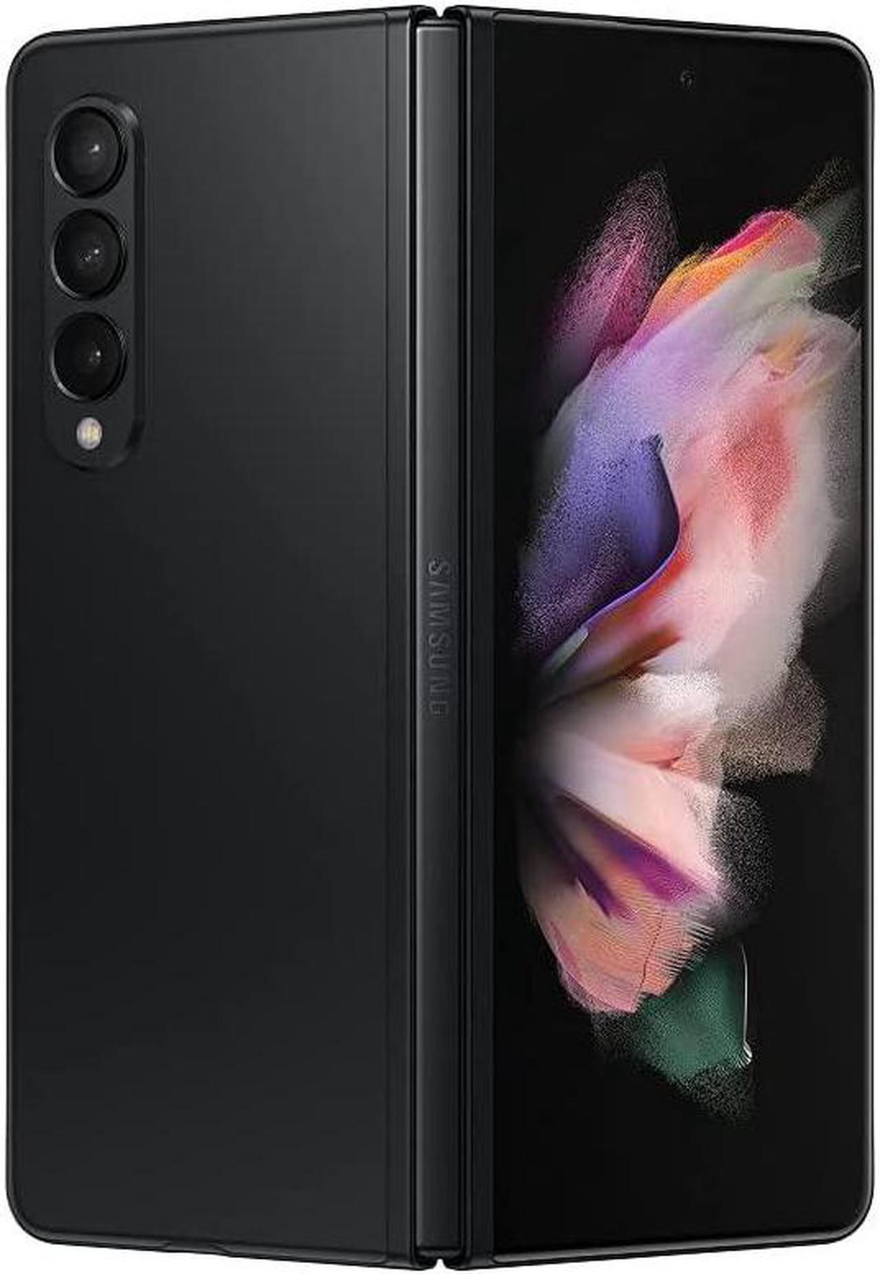 Alt view image 4 of 13 - SAMSUNG Galaxy Z Fold 3 5G Factory Unlocked Android Cell Phone US Version Smartphone Tablet 2-in-1 Foldable Dual Screen Under Display Camera 512GB Storage, Phantom Black