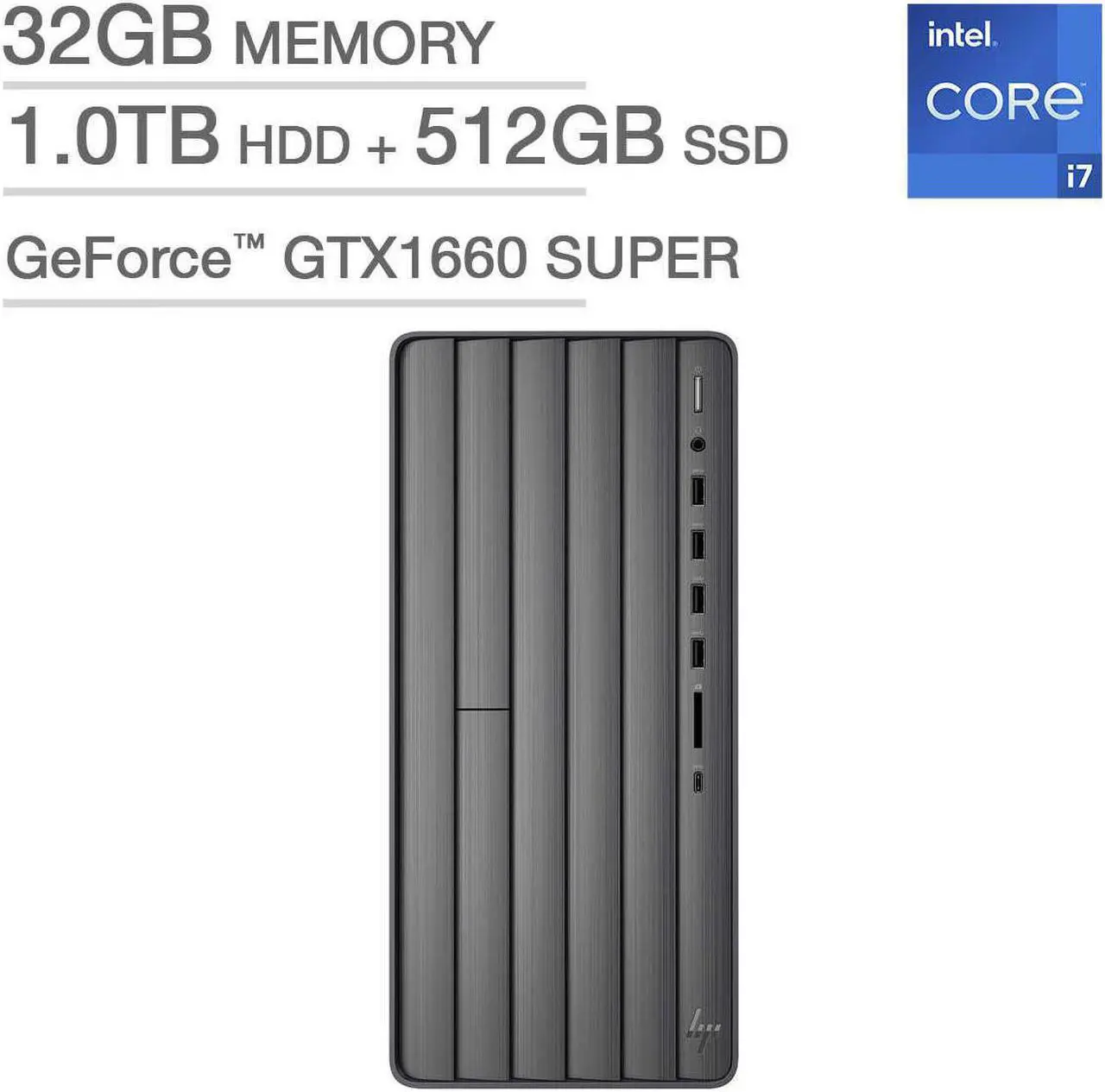 Main image of HP ENVY Desktop - 11th Gen Intel Core i7-11700F - GeForce GTX 1660 SUPER - Windows 11
PC Computer TE01-2387c 32GB RAM 1TB HDD 512GB SSD