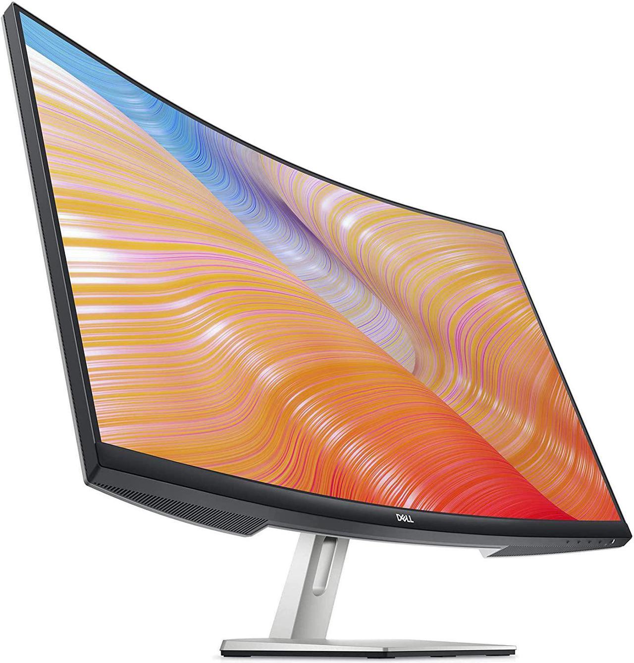 Dell S3222HN 32-inch FHD 1920 x 1080 at 75Hz Curved Monitor, 1800R Curvature, 8ms Grey-to-Grey Response Time (Normal Mode), 16.7 Million Colors, Black (Latest Model)