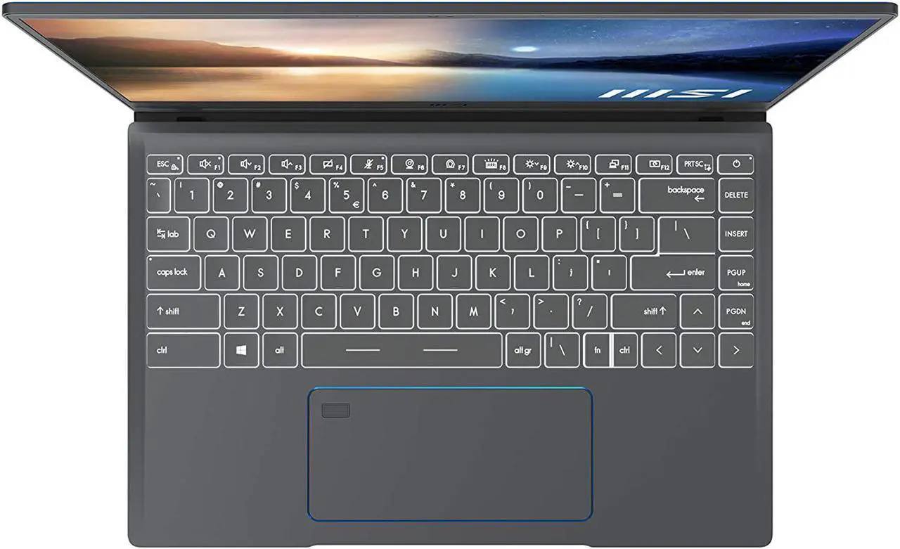Alt view image 4 of 7 - MSI Prestige 14 Evo Professional Laptop: 14" FHD Ultra-Thin Bezel Display, Intel Core i5-1135G7, Intel Iris Xe, 16GB RAM, 512GB NVMe SSD, Thunderbolt 4, Win10 Home, Intel Evo, Carbon Gray (A11M-628)