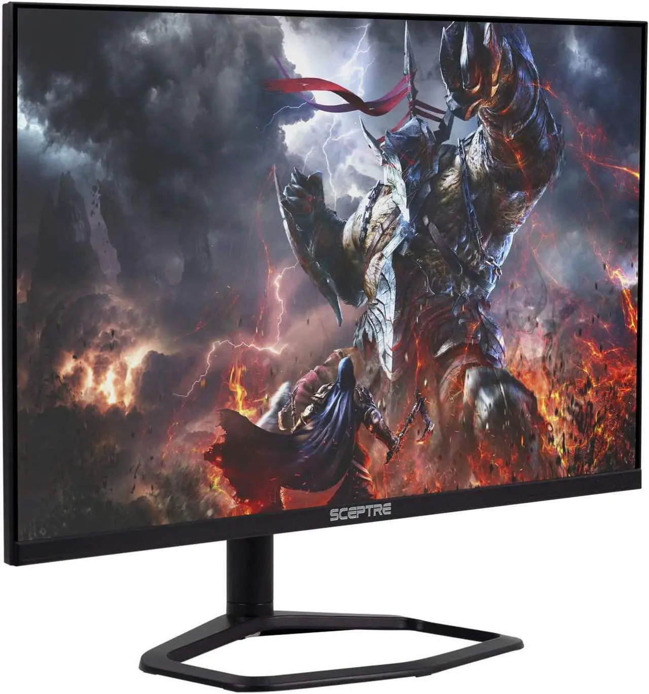 Alt view image 2 of 7 - Sceptre 27 inch 240Hz 1080p Gaming Monitor AMD FreeSync Premium HDMI DisplayPort, Height Adjustable Build-in Speakers Gunmetal Black 2021 (E275B-FWD240)
