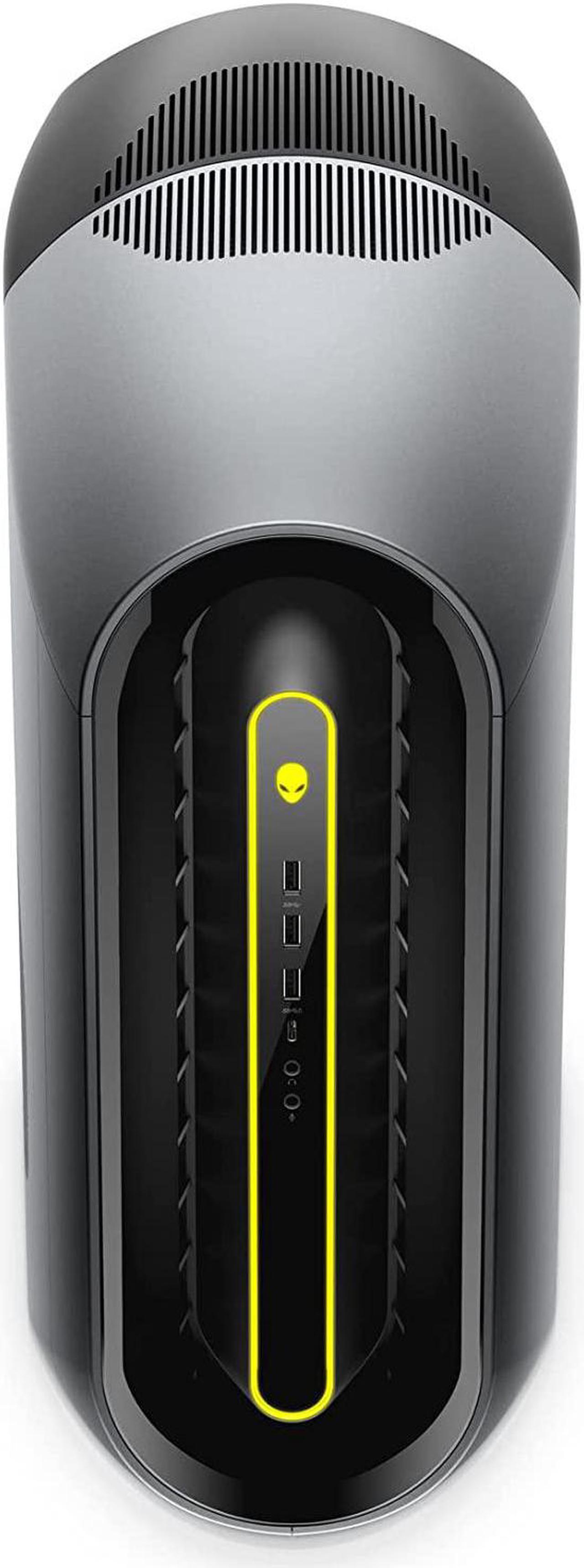 Alt view image 6 of 7 - Dell Alienware Aurora R10 Gaming Desktop - AMD Ryzen 7 5800, 16GB DDR4 RAM, 1TB SSD, NVIDIA GeForce RTX 3080, Liquid Cooling, Killer WiFi 6, Windows 11 Home - Black PC Computer AWAUR10-A430BLK-PUS