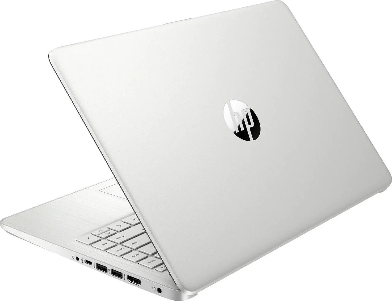 Alt view image 4 of 12 - HP 14-fq0033dx 14" HD Laptop AMD Ryzen 3 3250U 2.6 GHz up to 3.5 GHz AMD Radeon 8GB DDR4-2400 RAM 128GB SATA 3 M.2 SSD Windows 11 Home in S mode - 6A2P1UA